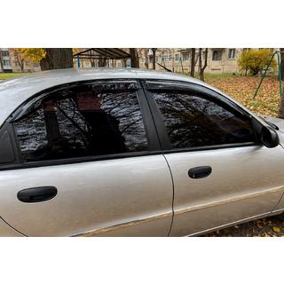 Deflettori Finestrini (4 pz, HIC) Daewoo Lanos 1998-2017 foto 2