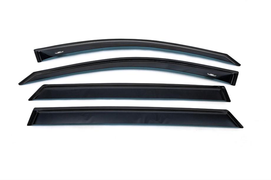 Hyundai Santa Fe 2 2006-2012 Deflettori Finestrini (4 pz, HIC) Foto 4