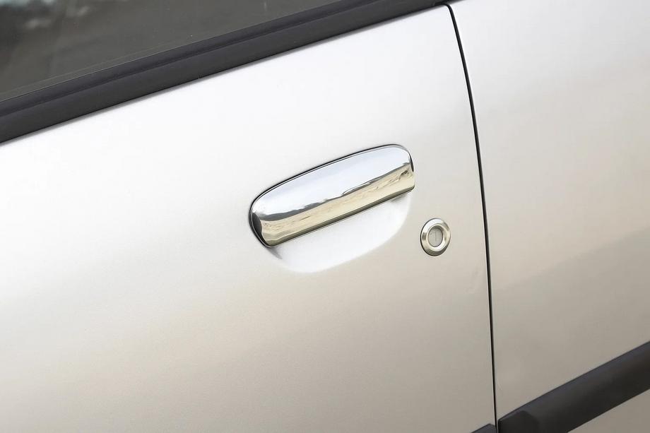 Mitsubishi Colt 2004-2012 Coperture Maniglie Porta Cromate (4 pz, Acciaio Inox) Foto 1