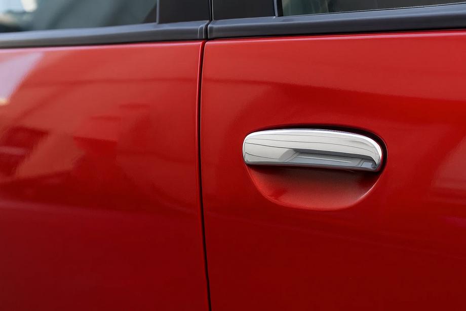 Mitsubishi Colt 2004-2012 Coperture Maniglie Porta Cromate (4 pz, Acciaio Inox) Foto 2