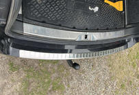 Skoda Superb 2009-2015 Protezione Paraurti Posteriore Carmos V1 (SW, Acciaio Inox) foto 2