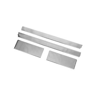 Battitacco interni in acciaio inox Carmos (4 pz) Ford Custom 2013-2022 foto 1