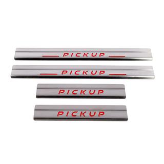 Battitacco Carmos V1 (4 pz, acciaio inox) Nissan NP300 1999-2015 foto 2