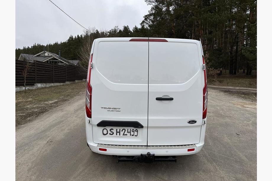 Ford Custom 2013-2022 Protezione Paraurti Posteriore Carmos Acciaio Inox Foto 4