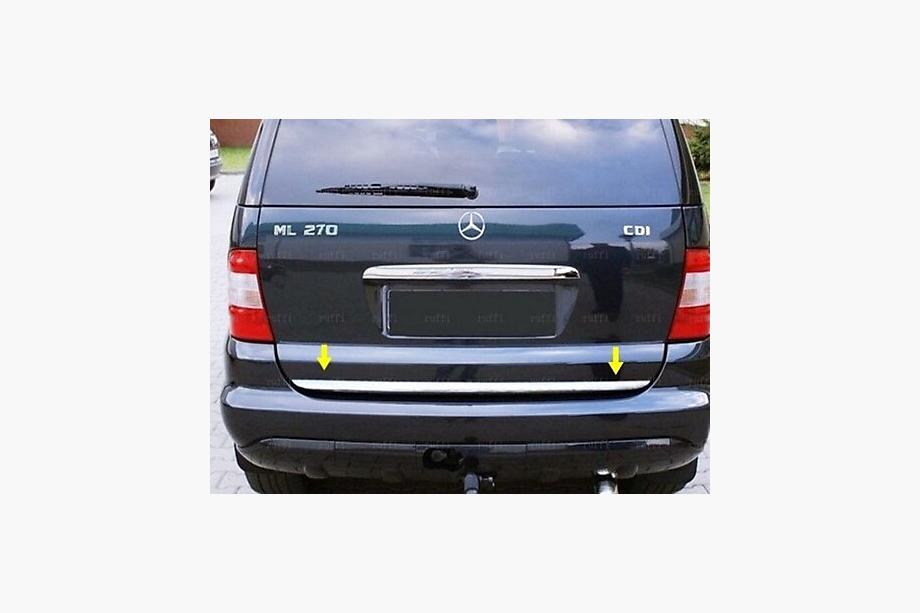 Mercedes ML W163 1997-2005 Modanatura bagagliaio acciaio inox Foto 2