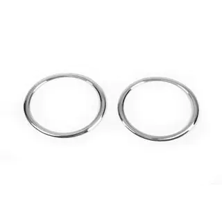 Coperture Cromate per Fendinebbia (2009-2013, 2 pz, Acciaio Inox) foto 3