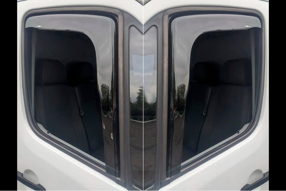 Volkswagen Crafter 2006-2016 Deflettori finestrini ad incastro (2 pz, HIC) Foto 10