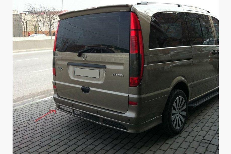 Mercedes Vito W639 2004-2014 Copertura paraurti posteriore Sport (primer per verniciatura) Image