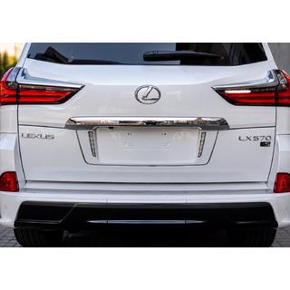 Supporto targa posteriore con LED (2007-2023) Lexus LX570/450d 2008-2022 foto 2