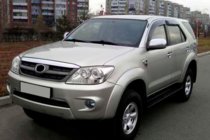 Toyota Fortuner 2006-2015 Deflettori Finestrini (4 pz, HIC) foto 1