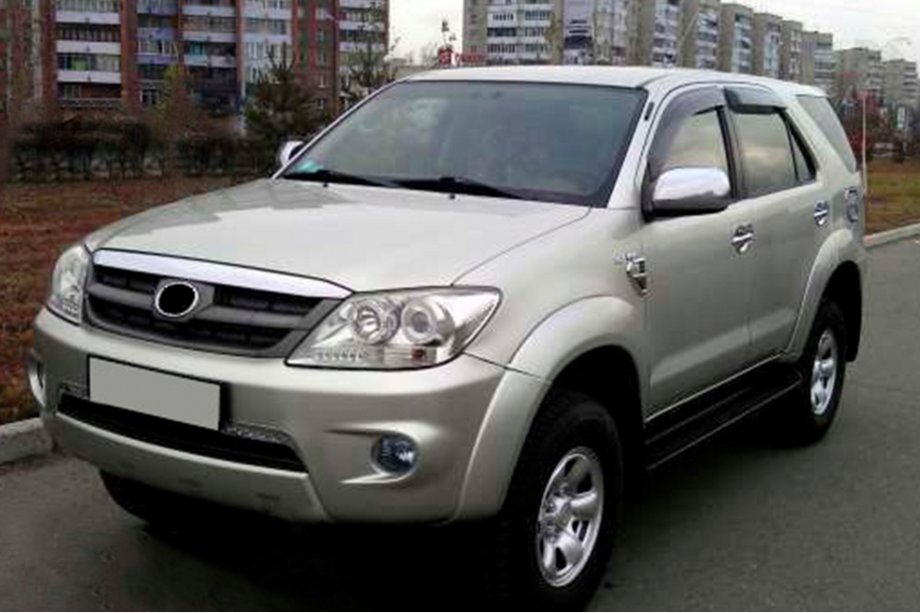 Toyota Fortuner 2006-2015 Deflettori Finestrini (4 pz, HIC) Image