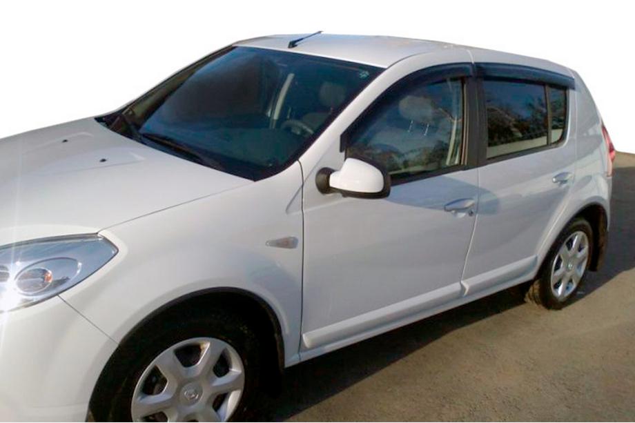 Dacia Sandero 2007-2013 Deflettori Finestrini (4 pz, HIC) Foto 1
