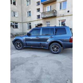 Barre portatutto Cromate design turco (2 pz) Mitsubishi Pajero Wagon III 1999-2006 foto 4