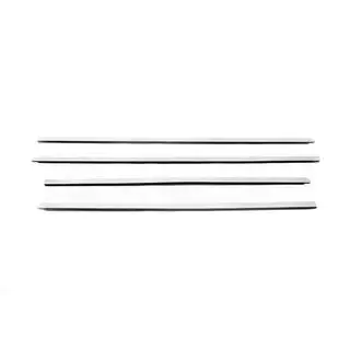 Cornici Esterne Finestrini Acciaio Inox (4 pz) Daihatsu Terios 2006-2017 foto 3
