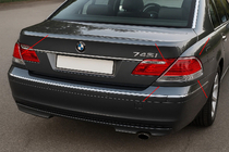 BMW 7 Series E65/66 2001-2008 Coperture Fanali Posteriori Cromo (2 pz, ABS) foto 1