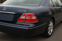Lexus LS 2001-2006 Coperture cromate per fanali posteriori (2 pz, plastica) foto 1