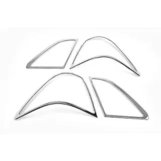 Coperture cromate per fanali posteriori (2 pz, plastica) foto 3