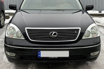 Lexus LS 2001-2006 Coperture Fari Cromate (2 pz, Plastica) foto 1