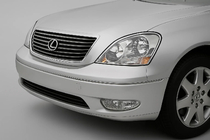 Lexus LS 2001-2006 Coperture Fari Cromate (2 pz, Plastica) foto 3