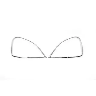 Coperture Fari Cromate (2 pz, Plastica) foto 4