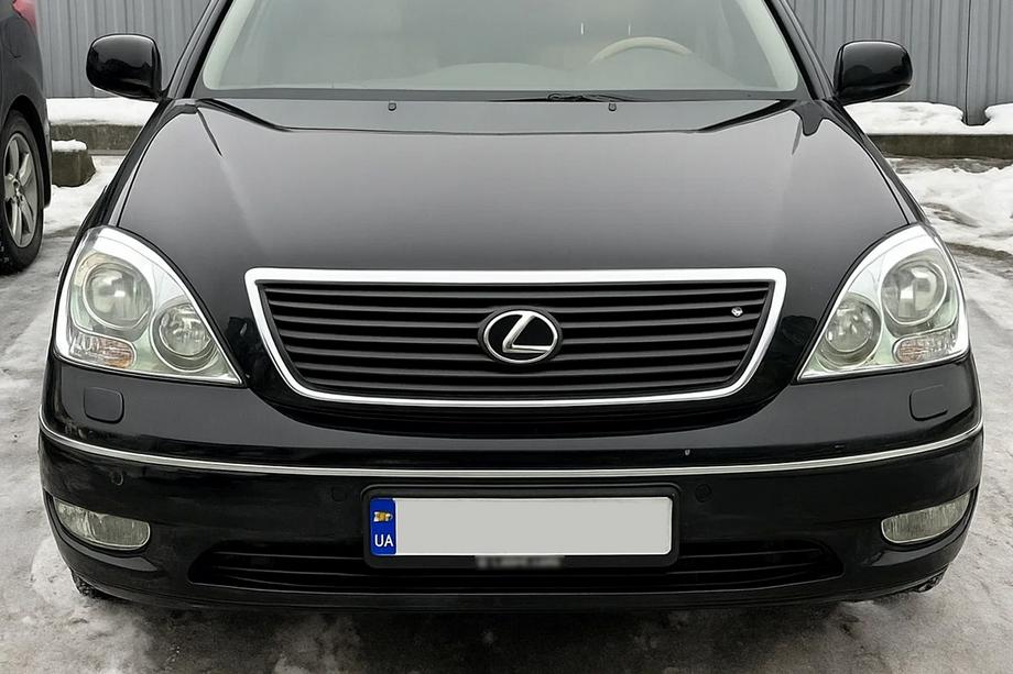 Lexus LS 2001-2006 Coperture Fari Cromate (2 pz, Plastica) Image