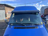 Volkswagen LT 1995-2006 Visiera parabrezza (nero lucido, 5mm) foto 3