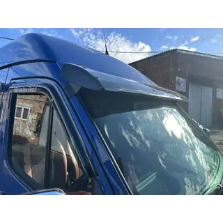 Visiera parabrezza (nero lucido, 5mm) Volkswagen LT 1995-2006 foto 4