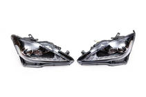Lexus IS 2005-2013 Fari Anteriori OEM V1 Black (2 pz) foto 2