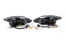 Lexus IS 2005-2013 Fari Anteriori OEM V1 Black (2 pz) foto 5