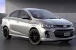 Panoramica della rinnovata berlina Chevrolet Aveo foto 2