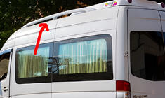 Volkswagen Crafter 2006-2016 Barre portatutto (primer per verniciatura) foto 1
