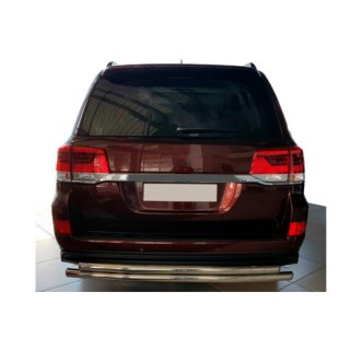 Protezione posteriore AK002-double (2 pz, acciaio inox) Toyota Land Cruiser 200 2007-2021 foto 1