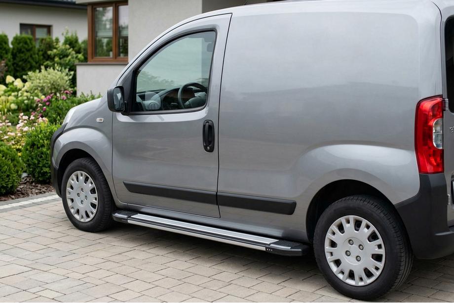 Peugeot Bipper 2008-2017 Pedane Laterali Rainbow (2 pz, Alluminio) Image