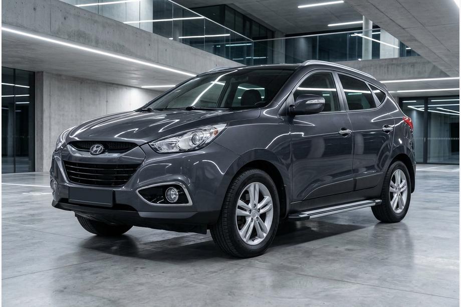 Hyundai IX-35 2010-2015 Pedane Laterali Rainbow (2 pz, alluminio) Image