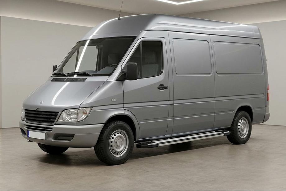 Mercedes Sprinter W901/902/903/904/905 1995–2006 Pedane Laterali Rainbow (2 pz, alluminio) Image