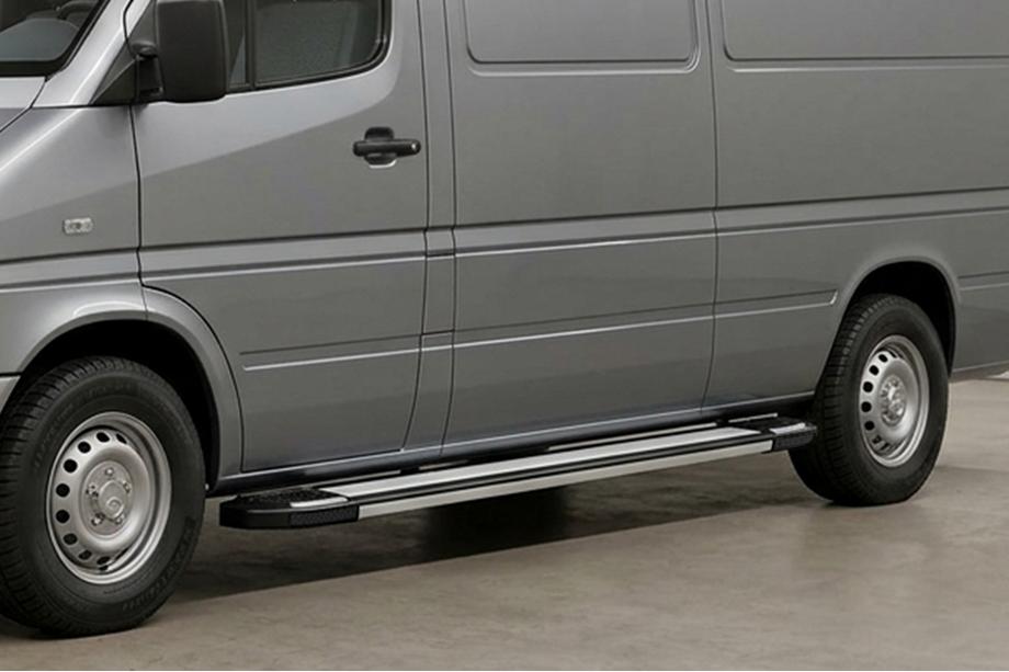Volkswagen LT 1995-2006 Pedane Laterali Rainbow (2 pz, Alluminio) Image