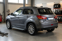 Mitsubishi ASX 2010-2023 Pedane Laterali Rainbow (2 pz, alluminio) foto 1