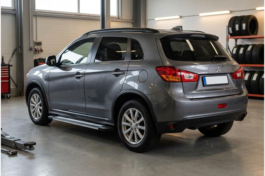 Mitsubishi ASX 2010-2023 Pedane Laterali Rainbow (2 pz, alluminio) Image