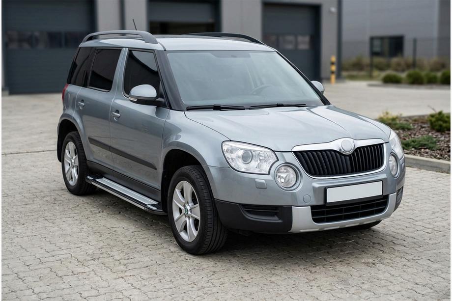 Skoda Yeti 2009-2017 Pedane Laterali Rainbow (2 pz, alluminio) Image