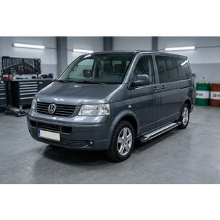Pedane Laterali Rainbow (2 pz, Alluminio) Volkswagen T5 Transporter 2003-2010 foto 1