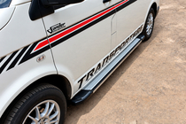 Volkswagen T5 Multivan 2003–2010 Pedane Laterali Rainbow (2 pz, Alluminio) Passo Corto foto 3