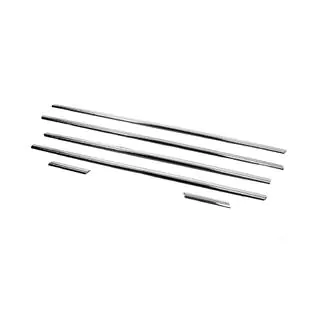 Cornici esterne finestrini acciaio inox (6 pz) Fiat Punto Grande/EVO 2006-2018 foto 2