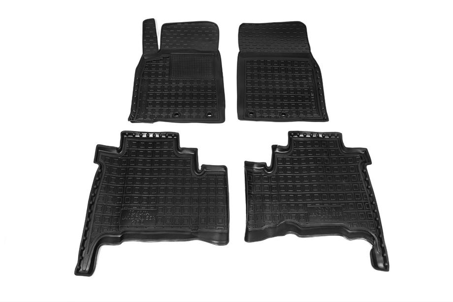 Toyota Land Cruiser 200 2007-2021 Tappetini in gomma con bordo 2012-2021 (Autogumm) Image