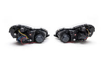 Mercedes C-class W203 2000-2007 Fari anteriori con luci diurne a LED (2 pz) Scuro foto 5
