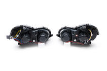 Mercedes C-class W203 2000-2007 Fari anteriori con luci diurne a LED (2 pz) Scuro foto 6