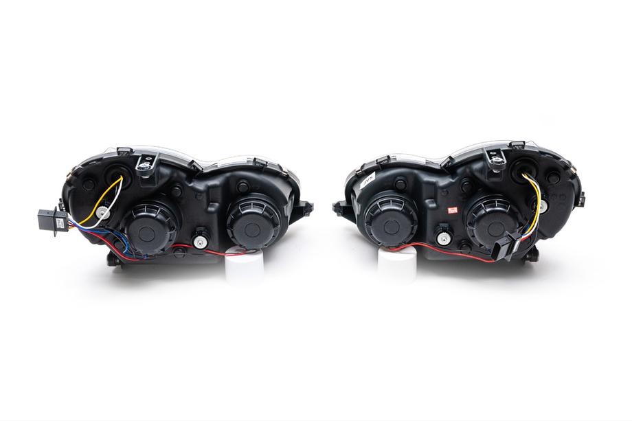 Mercedes C-class W203 2000-2007 Fari anteriori con luci diurne a LED (2 pz) Foto 6