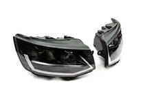 Volkswagen T6 2015-2024 Fari anteriori con luci diurne a LED Black (2015-2019, 2 pz) foto 5