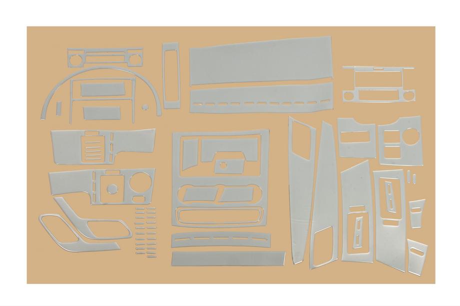 Mercedes Sprinter W906 2006–2018 Kit rivestimenti cruscotto (Meric, 60 pezzi) Carbonio Foto 3