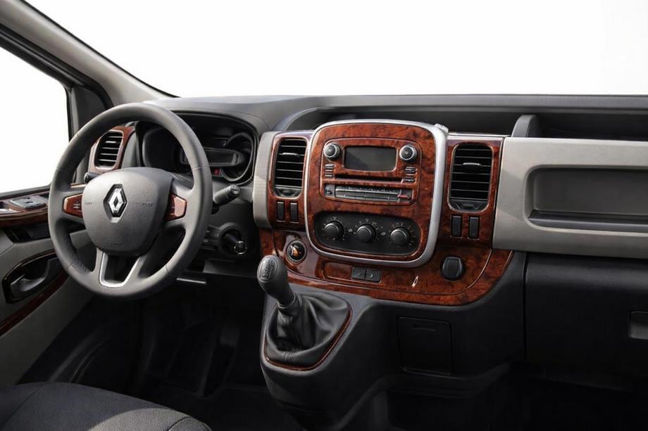 Renault Trafic 2015- Copertura cruscotto Alluminio Image