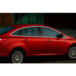 Kit completo cornici finestrini in acciaio inox per Sedan (12 pezzi) Ford Focus III 2011-2017 foto 1